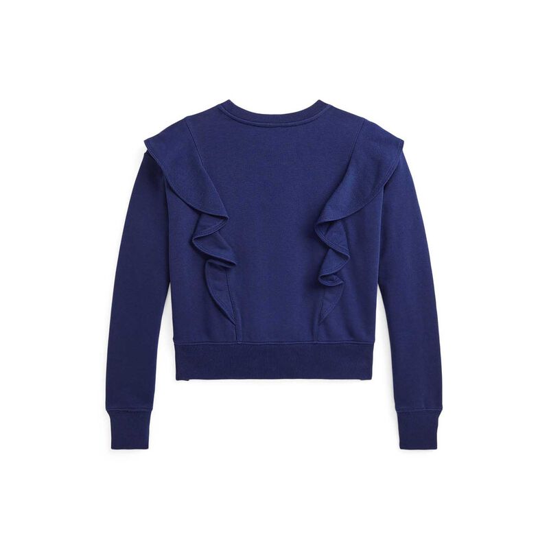 Ralph Lauren Ruffled French Terry Sweatshirt image number 1